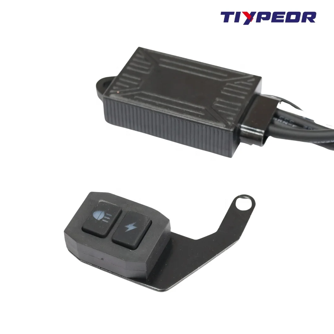 Motorcycle light harness cable assembly 2 key controller car motorcycle remote wireless switch