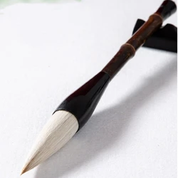Chinese Traditional Calligraphy Pen Brush Painting Large Regular Script Practice Brush Bear Weasel Woolen Multiple Writing Brush