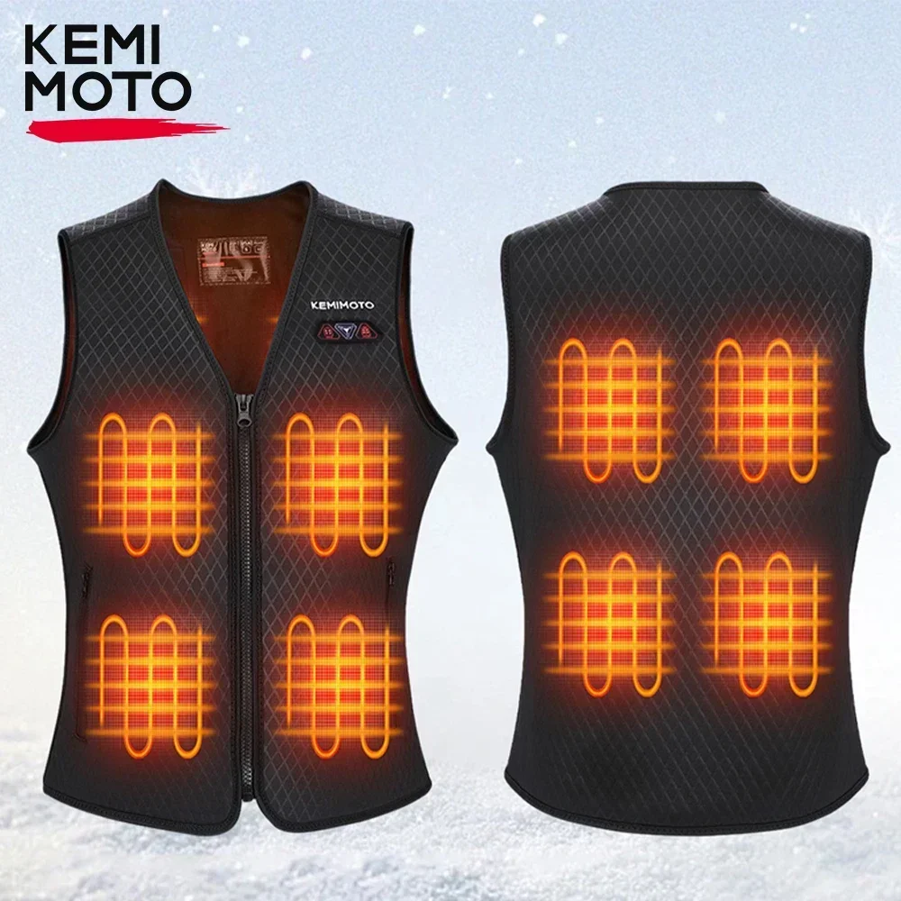 

Heated Vest Winter Jacket Men Women Heating Vest Warmer 8 Areas USB Electric Thermal Jacket for Outdoor Riding Skiing Keep Warm