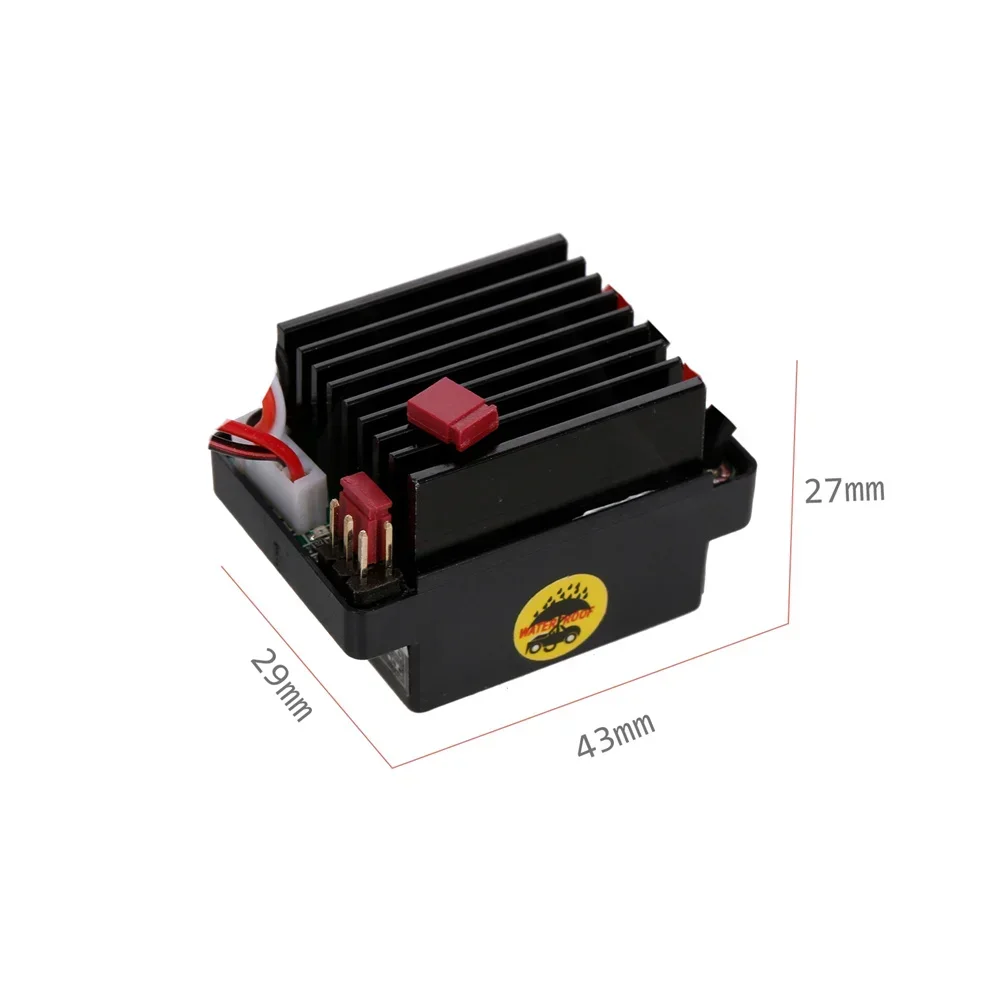 โมเดลไดโนเสาร์ควบคุมความเร็วมอเตอร์แบบแปรง6-12V 320A ESC สำหรับเรือ RC และเรือ R/C