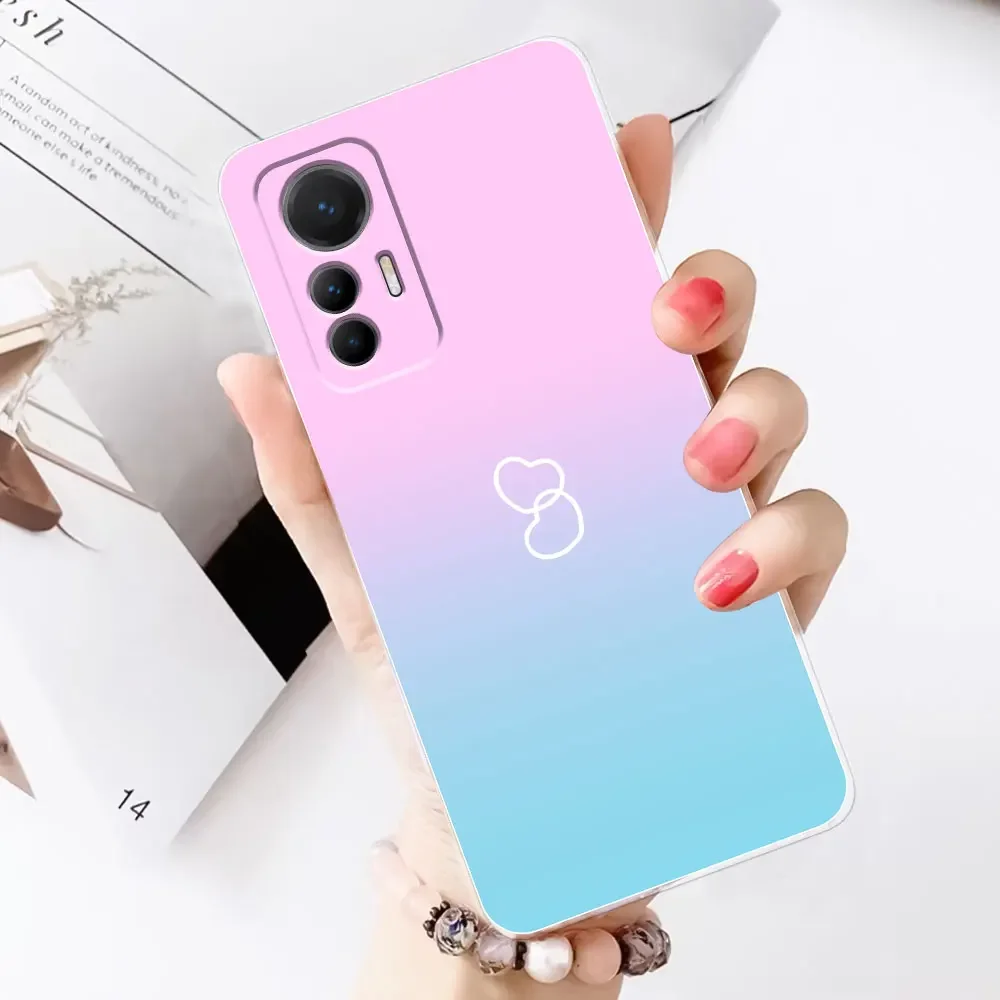 For Redmi Note 12S Case For Redmi Note 12s Silicone Fashion Painted Soft Phone Case for Xiaomi Redmi Note 12S Cover Bumper