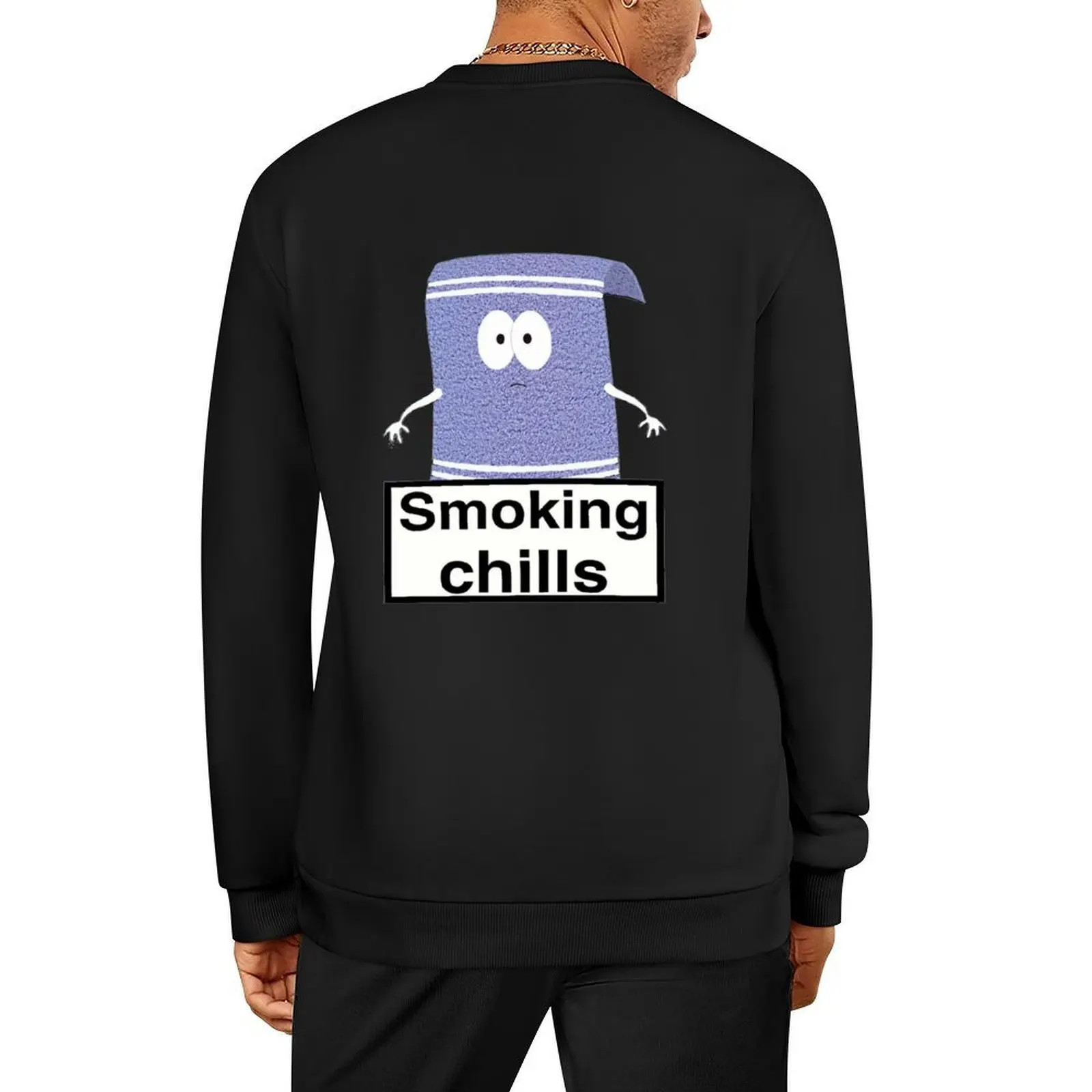 

Towelie South Park Smoking Chills Pullover mens clothes men's sweat-shirt set autumn clothes sports sweatshirt man