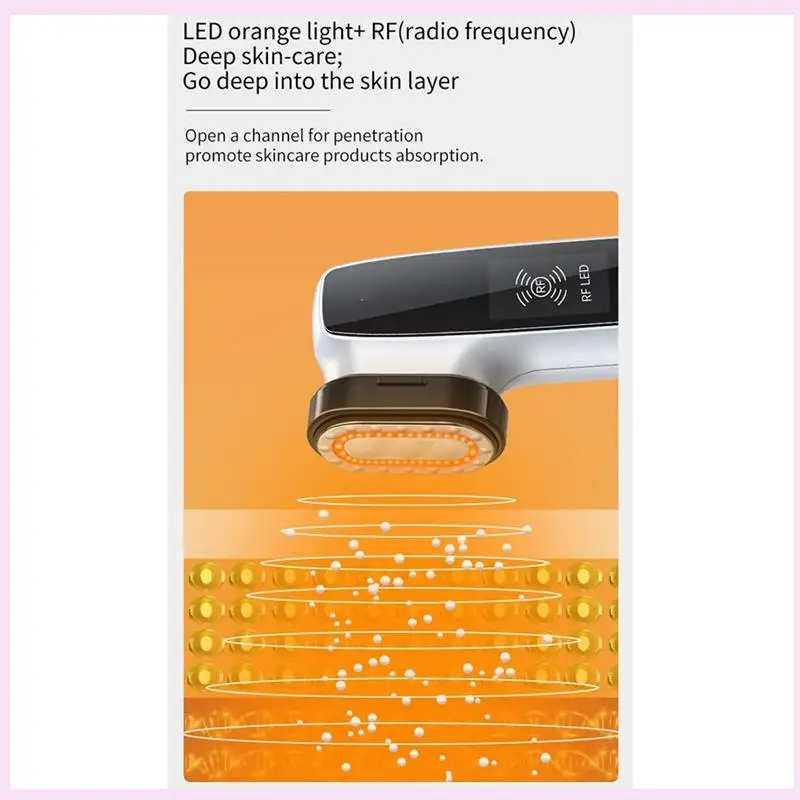 

B25B RF&EMS Electric Face Massager Tightening Rejuvenation Black & White Anti Aging Wrinkle Removal US Plug