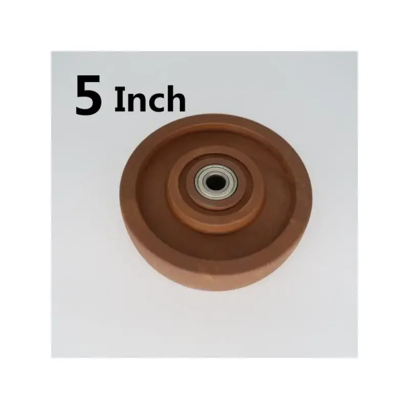 1 Pcs Packing 5 Inch Single High Temperature Resistant Caster Universal Wear Nylon Wheel