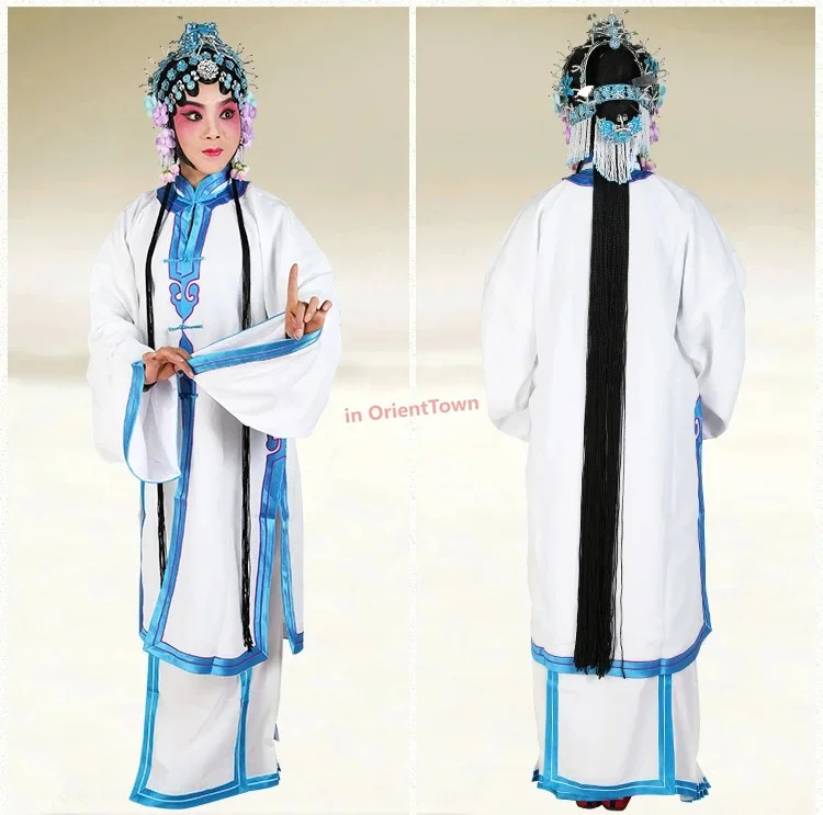 Płaszcz + Spódnica film telewizja opery występ stroje chińskie ludowe strój sceniczny karnawał opery pekińskiej ulepszony długi szata kostium