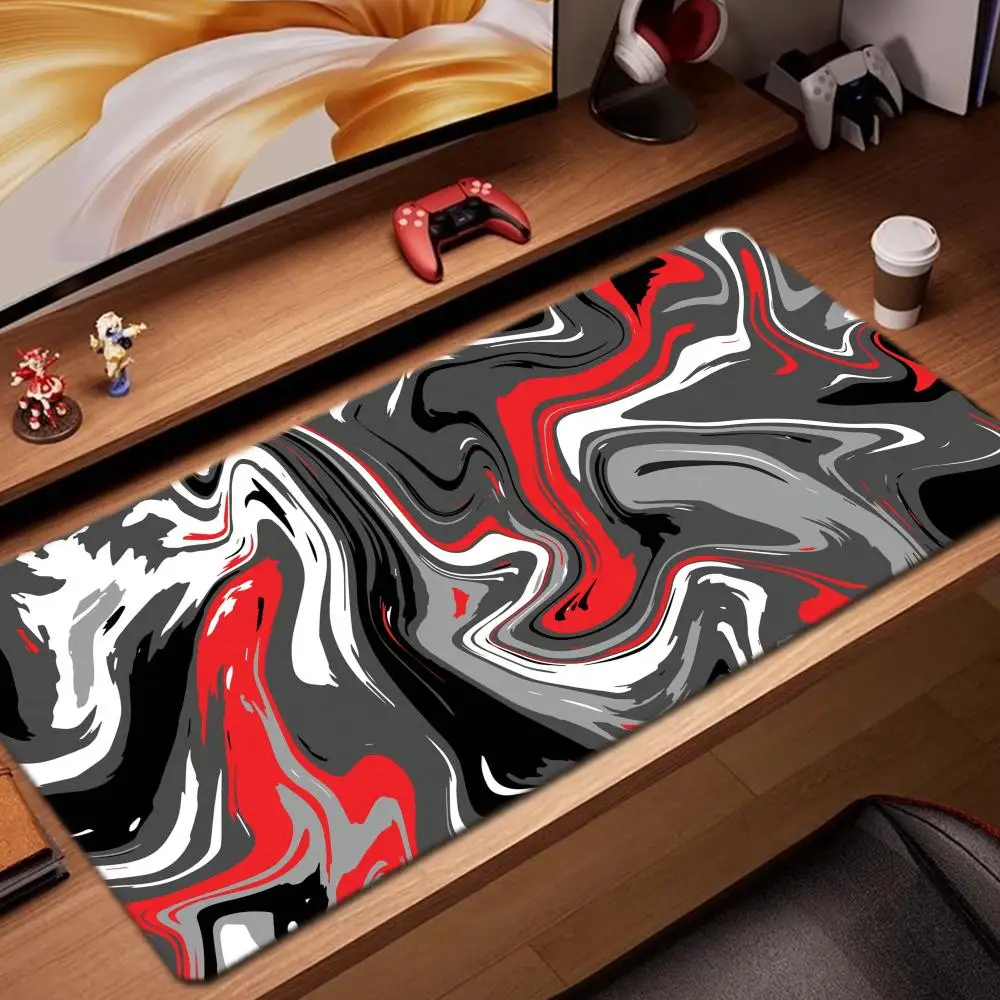 

strata liquid wallpaper Mouse Pad Game Accessories keyboard pad XXL large locking edge 900X400 mm table mat Gaming mousepad