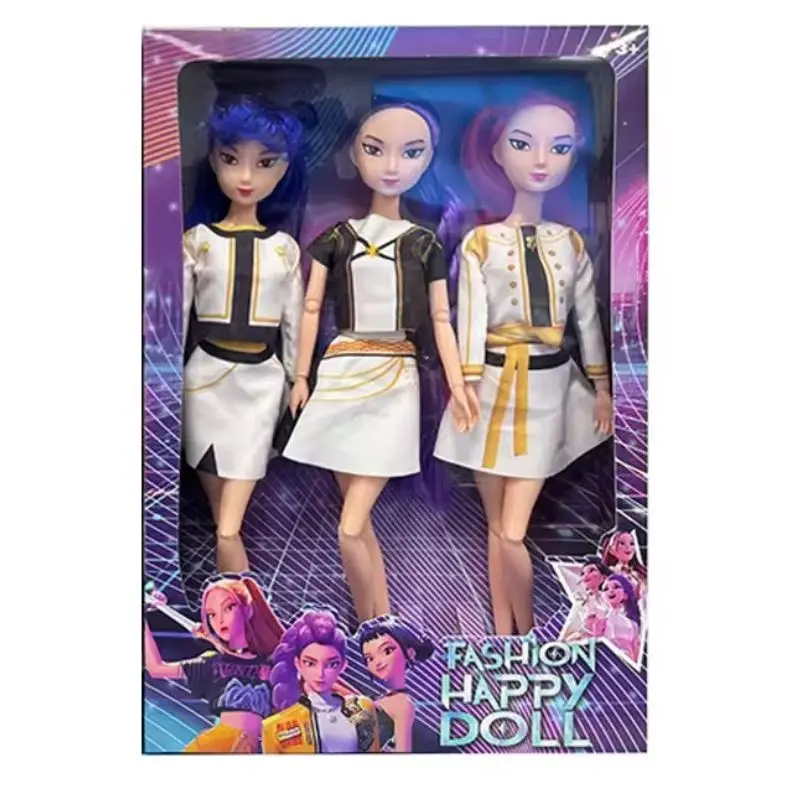 2026 Stile di musica calda KPOP Devil Hunter Anime Figura Rumi Mira Zoey Action Figure Cosplay Doll Regalo carino per i regali di compleanno dei bambini