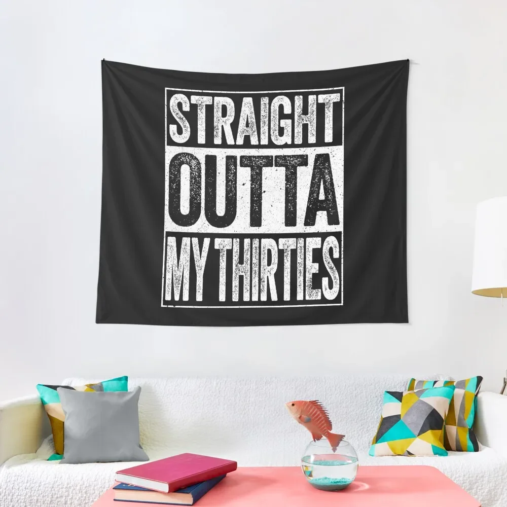 

Straight Outta My Thirties Tapestry Home Decorators Japanese Room Decor Wall Hanging Wall Decor Home Tapestry