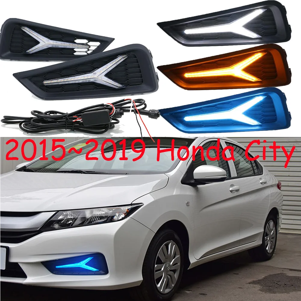 

car bumper headlight for City daytime light 2015~2019y DRL car accessories LED headlamp for City fog light