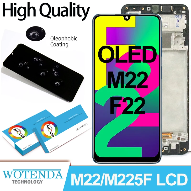 توصية وتحليل لشاشة LCD لجهاز Samsung M22 4G F225F M225F/DS M225M