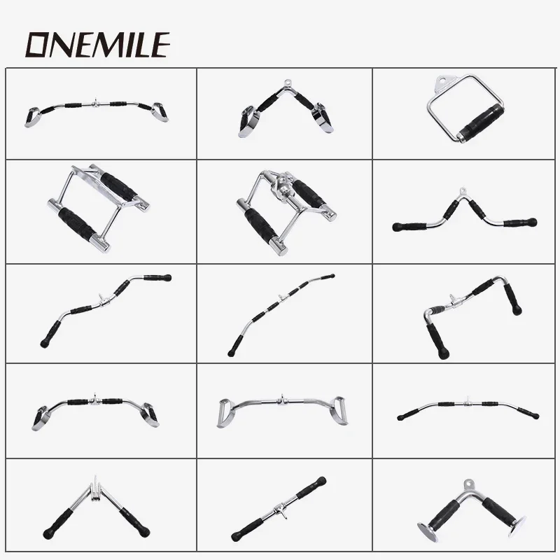 Fitness equipment Multifunctional high pull-down handle Gantry auxiliary accessories Little bird rowing pull back pull rod