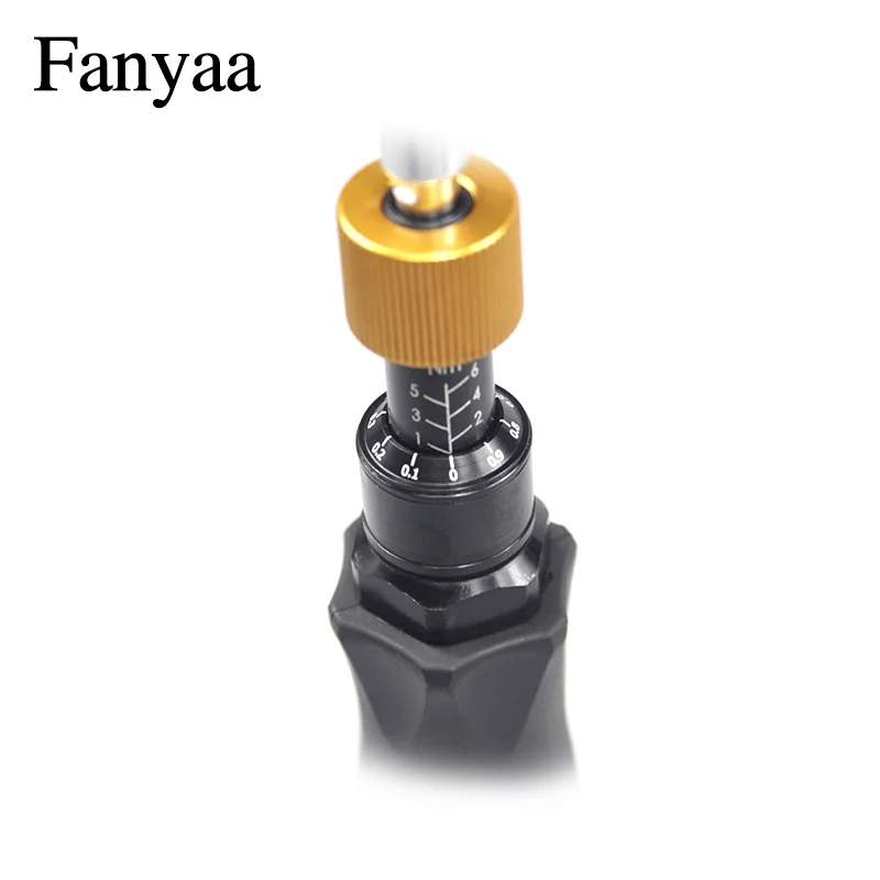 Fanyaa Universal Industry Torque Screwdriver Handle, 10Nm Vortex Torque Driver, 1/4\