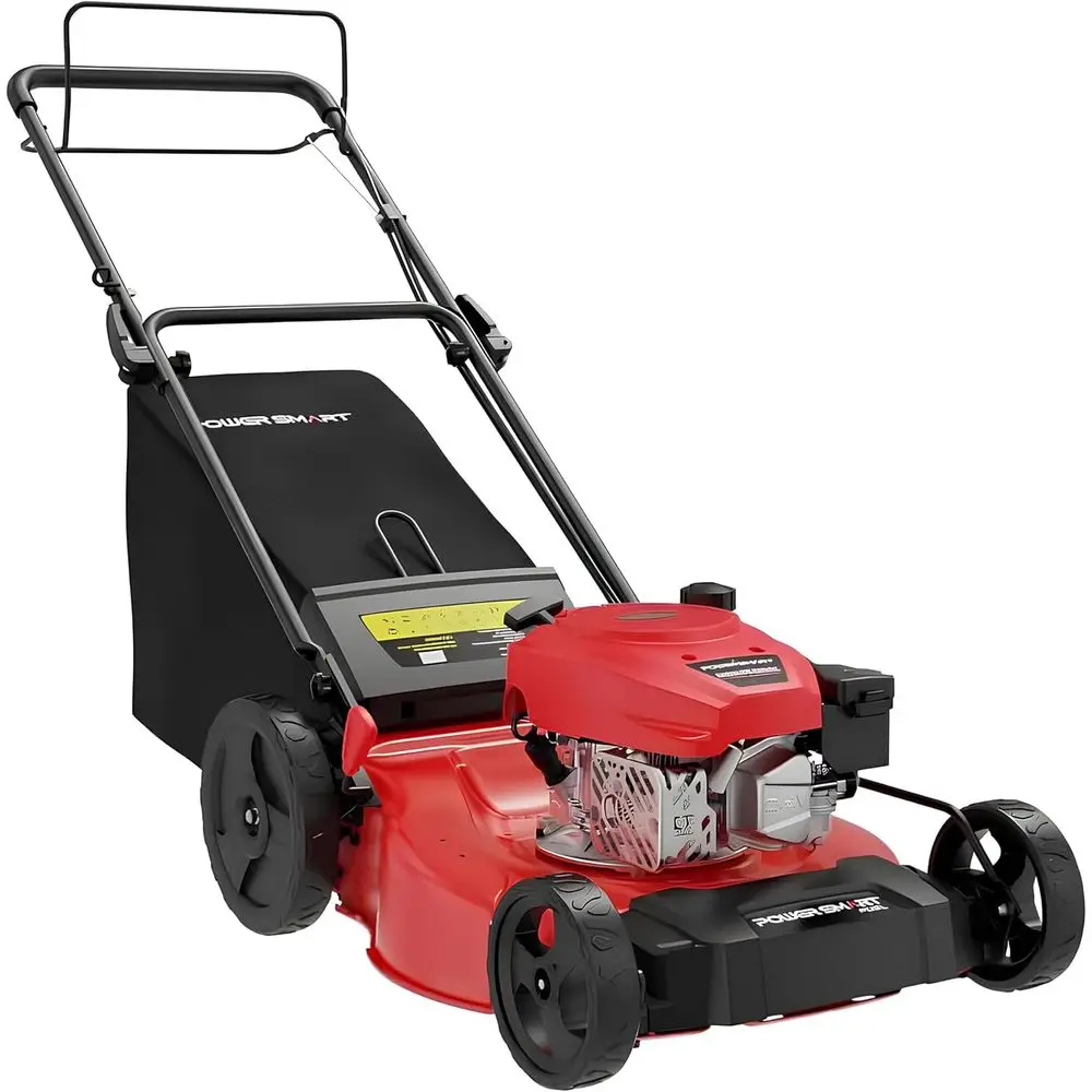 

21-Inch 3-in-1 Gas Sel-Propelled Lawn Mower,170CC OHV Engine,Bagging/Mulching/Rear Discharging, 6 Cutting Heights, Durable Steel