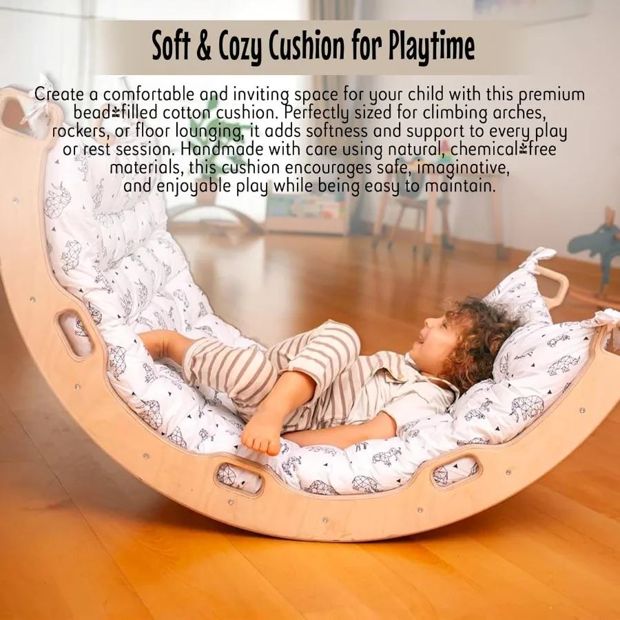 وسادة قوس التسلق فقط وسادة للأطفال الصغار لتسلق قوس مونتيسوري الروك وسادة أرضية للأطفال من أجل اوريغامي #5