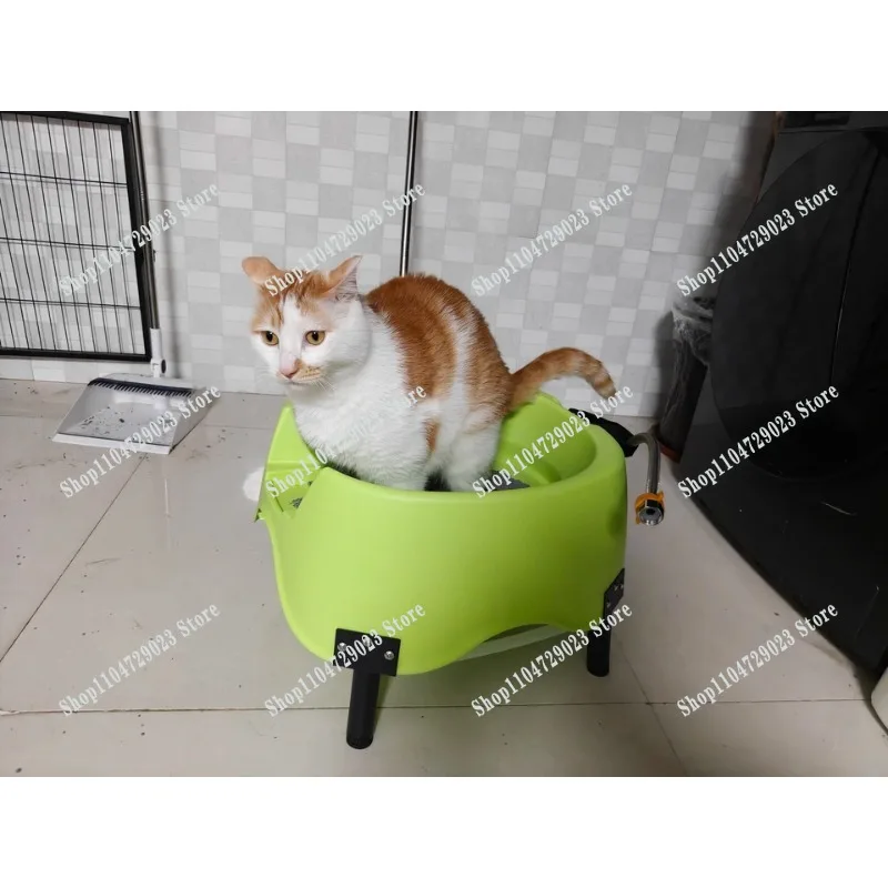 Automatic flushing cat toilet induction intelligent electric cat litter basin cat toilet pet squatting potty