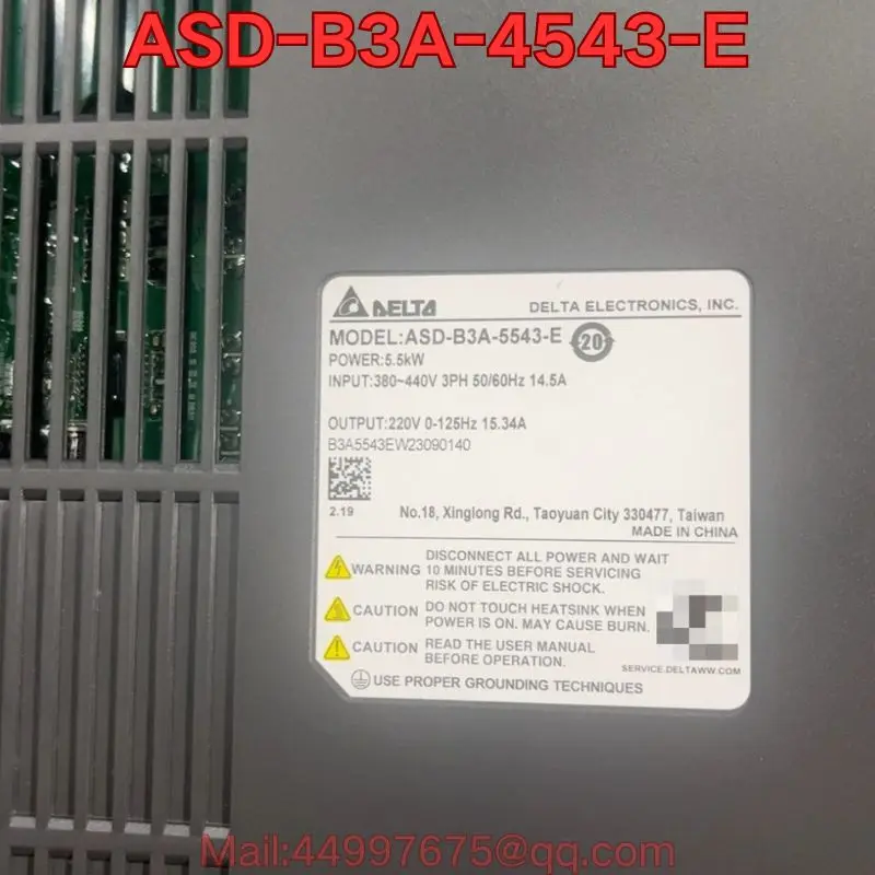 Brand new ASD-B3A-4543-E servo drive