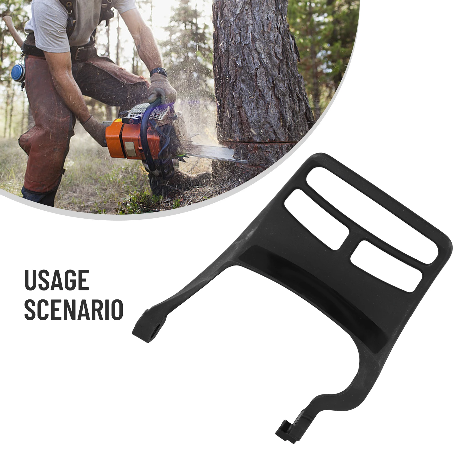 Simplistic yet Effective Design of a reliable brake handle specifically made to fit chainsaws like the 461 series