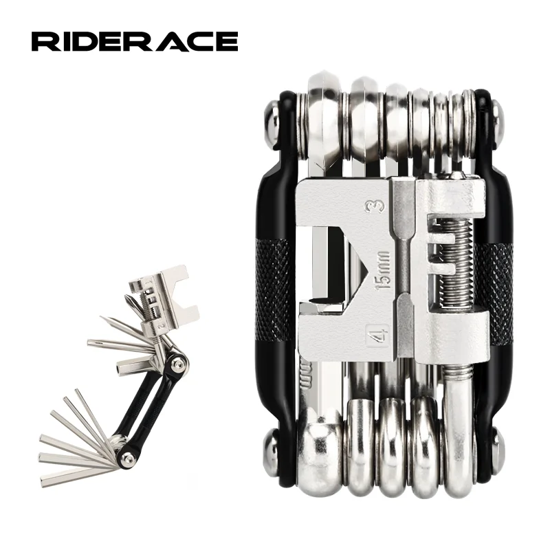 Bicycle Repair Tools Multifunction Chain Splitter Cutter Foldable Hex Spoke Wrench Mountain Road Bike Screwdriver Repair Tool