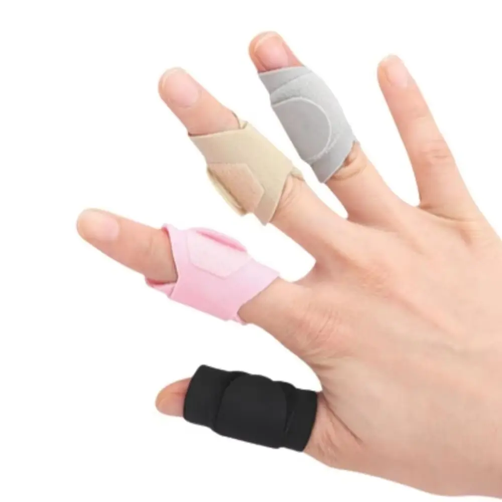 ปรับ Finger Splint BRACE Finger TAPE Thumb Protector Finger Straightening Corrector ยืดหยุ่นนํากลับมาใช้ใหม่แขนสนับสนุน