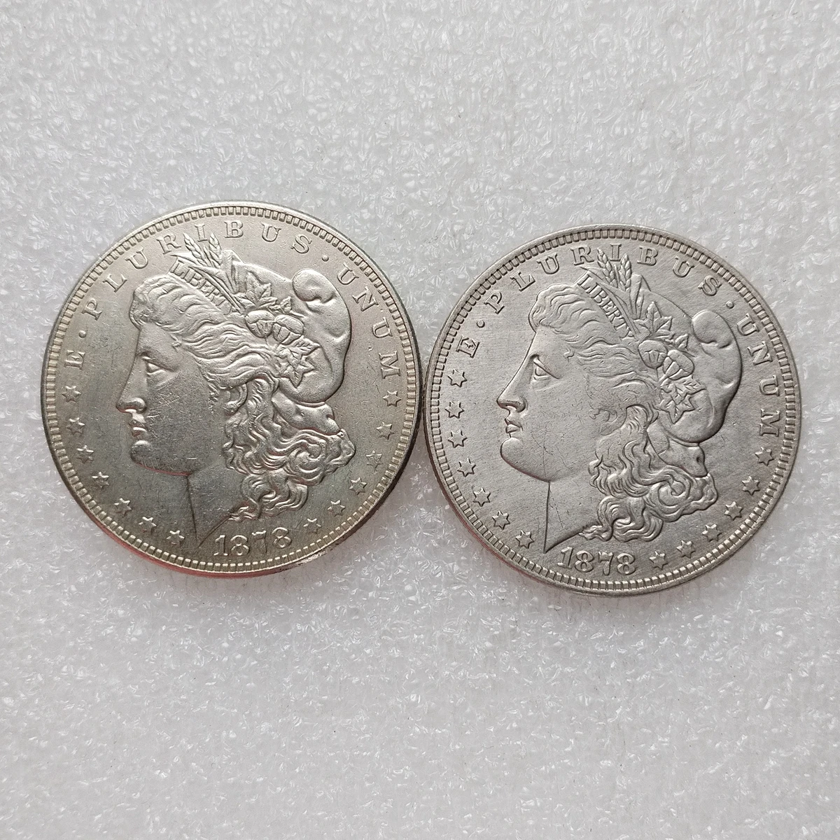 Two in One Morgan Dollar Set Coin Magic Tricks Close Up Illusions Gimmicks Prop