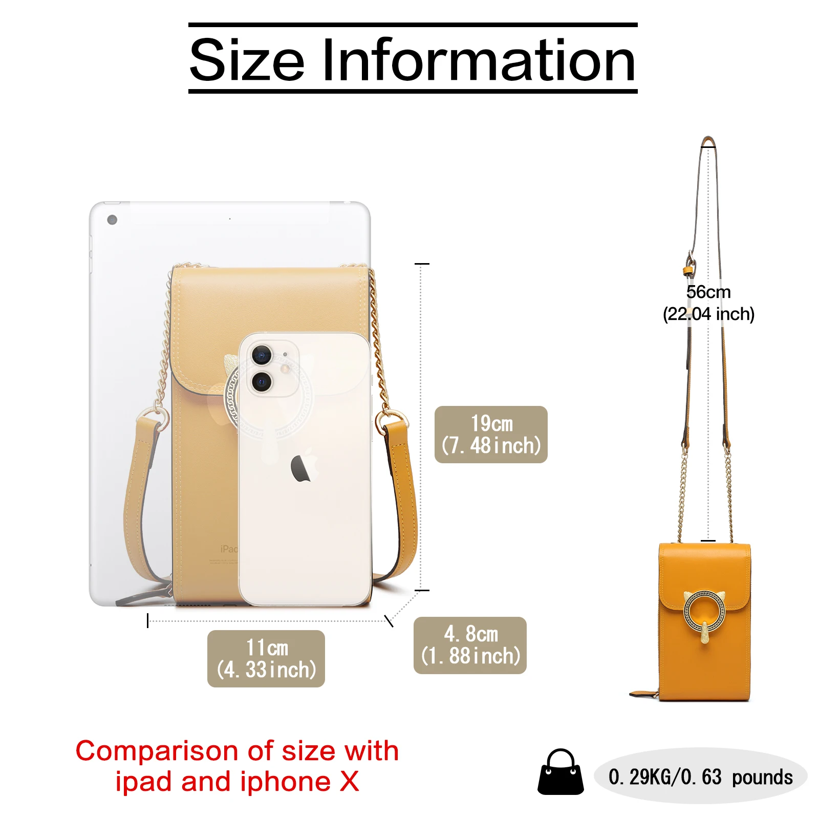 Borsa per cellulare in pelle crosta di marca FOXER Borsa a tracolla da donna 2025 Borsa a tracolla femminile di lusso leggera alla moda Mini borsa per ragazza