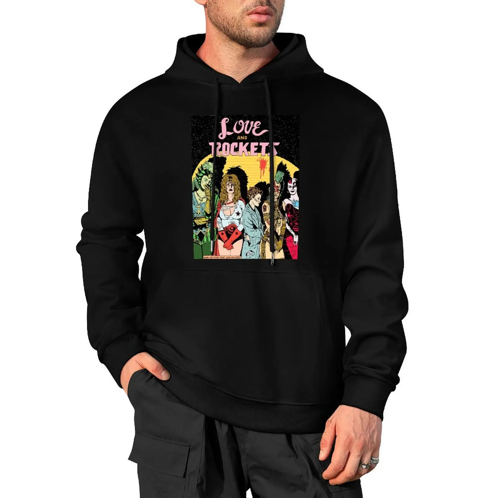 Love and Rockets hero's and villians Pullover Hoodie clothes for men streetwear men men wear new in hoodies & sweat-shirt