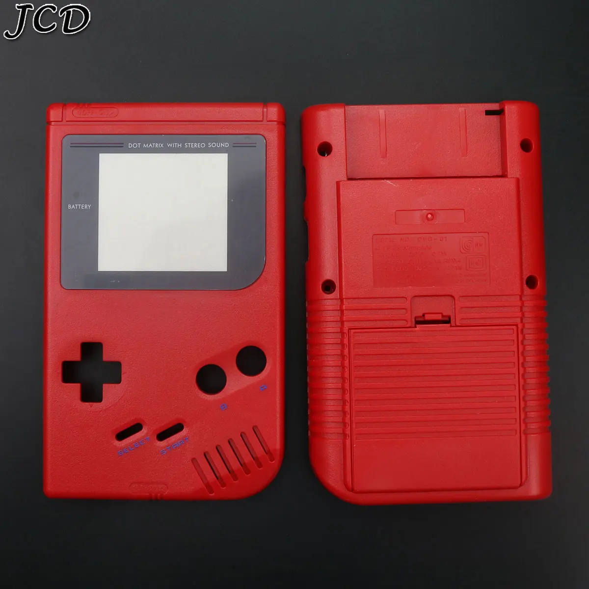 JCD Full Set Housing Shell Case Cover Repairt Parts For Gameboy GB  GBO DMG Game Console With Buttons Screw Screen Lens