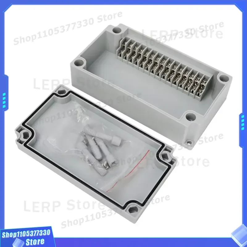 FAMETO 15 Digit Terminal Junction Box IP67 Waterproof PC Material Low Voltage Power Distribution Electrical Enclosure for
