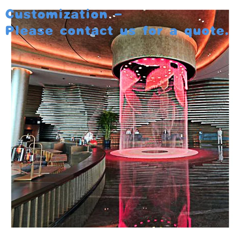 

custom.High Quality Digital Curtain Price Wedding Party Garden Mall Swing Curtain Waterfall