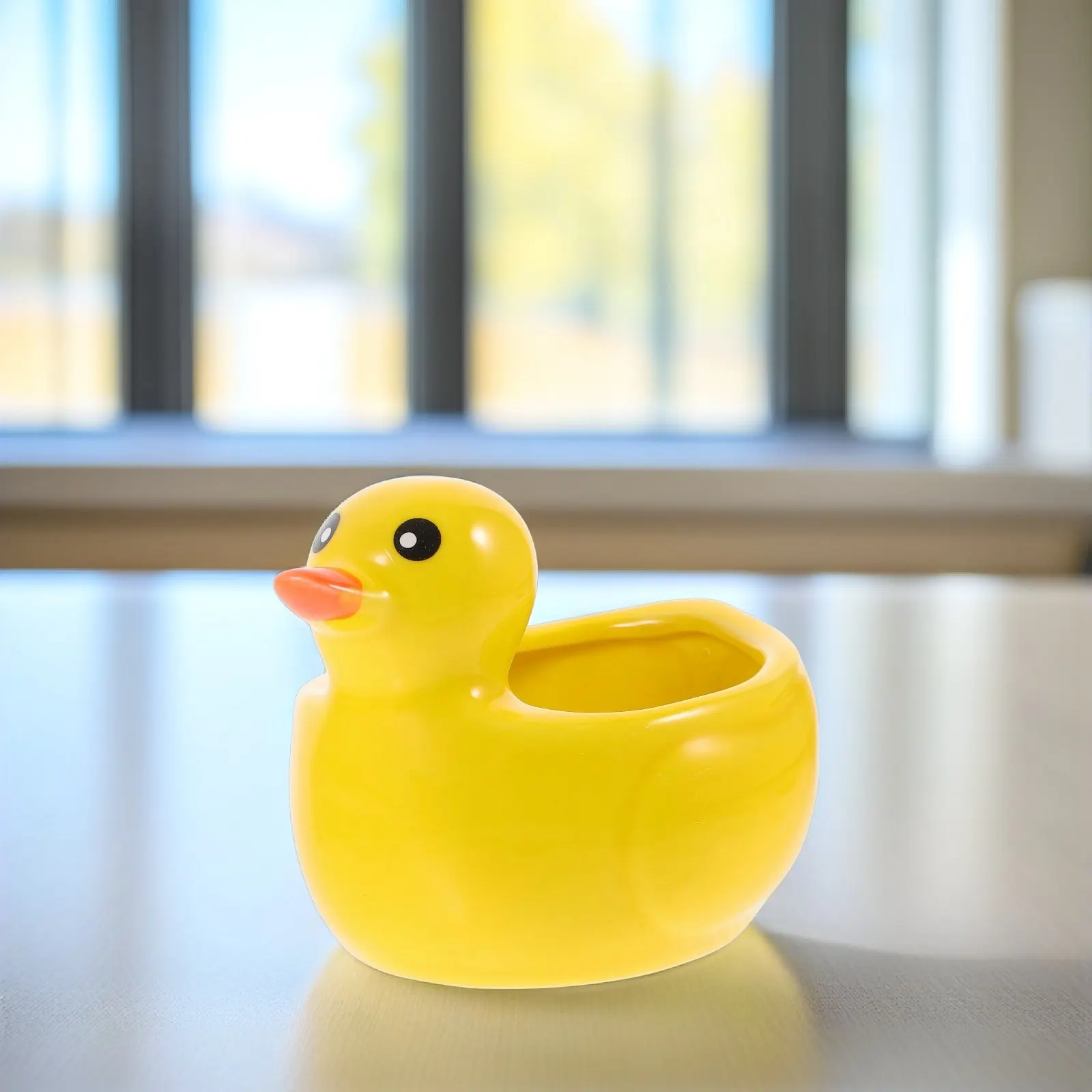 

1 шт. маленький цветочный горшок в форме утки, высококачественный кашпо из смолы в форме животного с дренажным отверстием для декора гостиной, спальни, сада