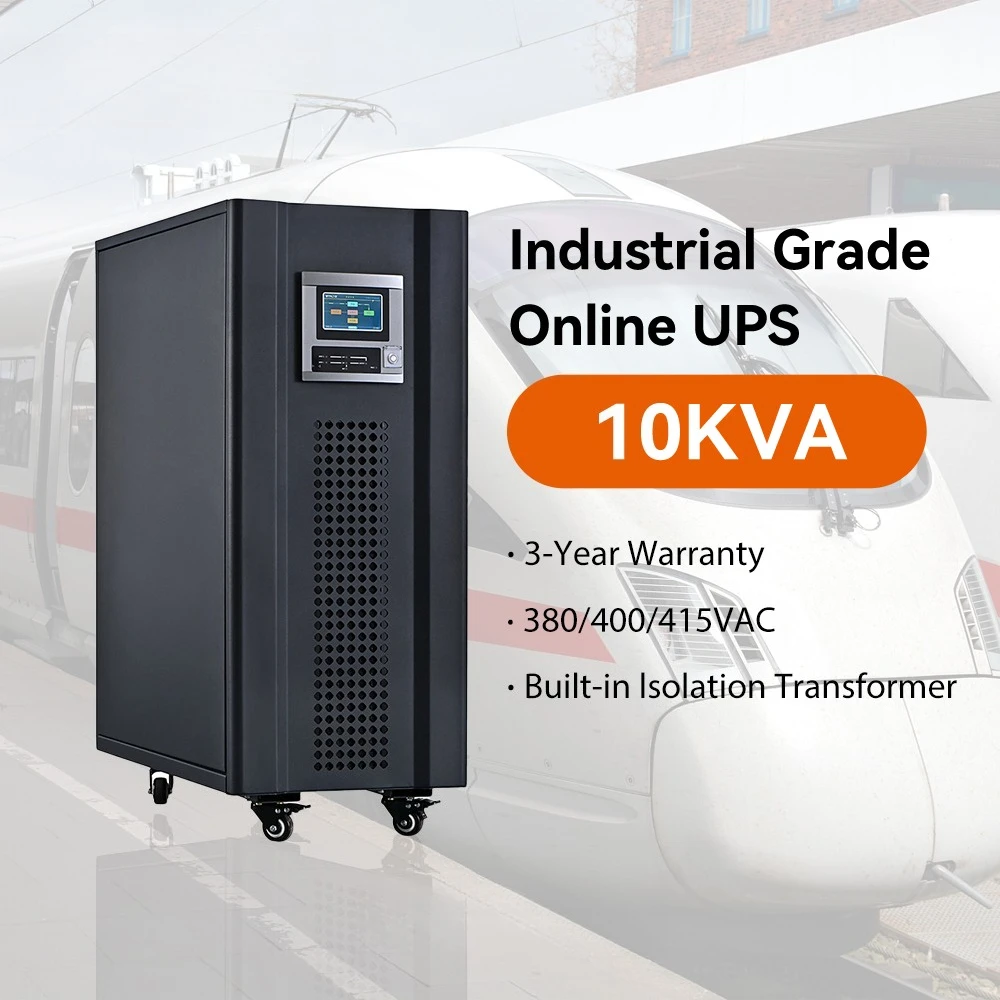 

Industrial Low Frequency 3 Phase UPS 10kva 10kw 3 Three Phase Elevator UPS Uninterrupted Backup Power Supply System