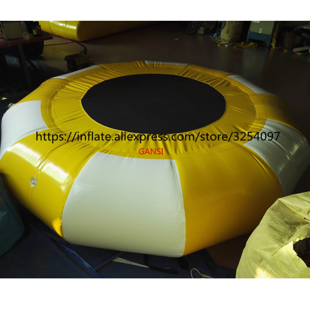 

Jumping Water Game Kids Inflatable Floating Trampoline 3M Inflatable Water Trampoline For Aqua Park