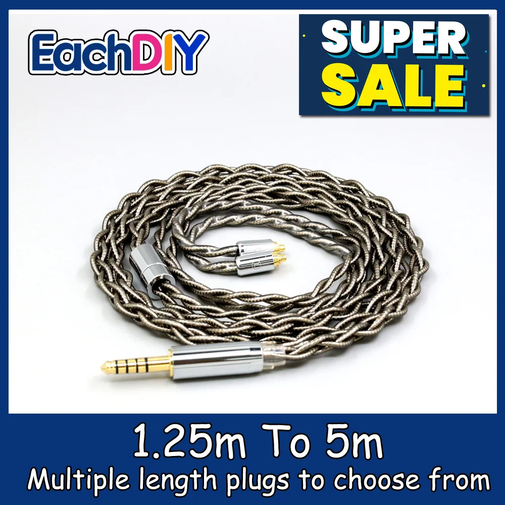 

99% Pure Silver Palladium + Graphene Gold Earphone Shielding Cable For Sennheiser IE300 IE900 IE600 ie200 Shure AONIC 3 LN008226