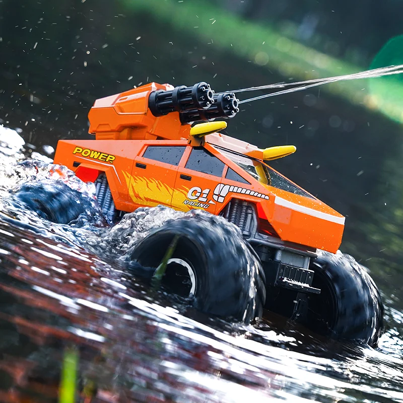 

JJRC Amphibious Rc Car Water Land Mode Climbing Cars Pick-up Truck 2in1 Cross-country Vehicle Wirelss Toys Children Boys Gift