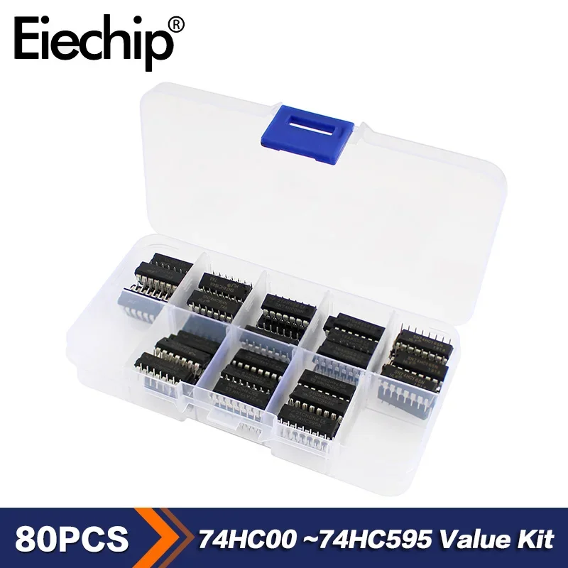 74HC00 74HC04 74HC08 74HC14 74HC138 74HC164 74HC165 74HC595 74HC10 74HC74 74HC139 74HC174 74HC374 74HC02 IC DIP Zestaw elektroniczny
