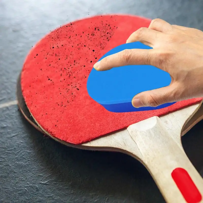 

Table Tennis Care Sponge Paddle Racket Cleaner Rubber Table Tennis Cleaning Sponge Soft Racket Care Washable Anti-Wear Cleaning