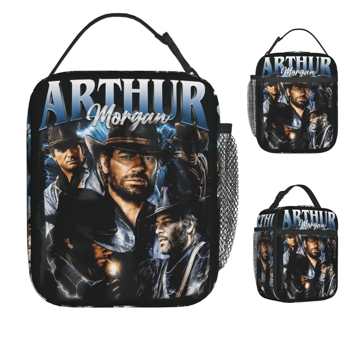 

Arthur Morgan West Cowboy Action Game Character Lunch Bag Red Dead Redemption Lunch Box For Adult Cooler Bag Tote Food Bags