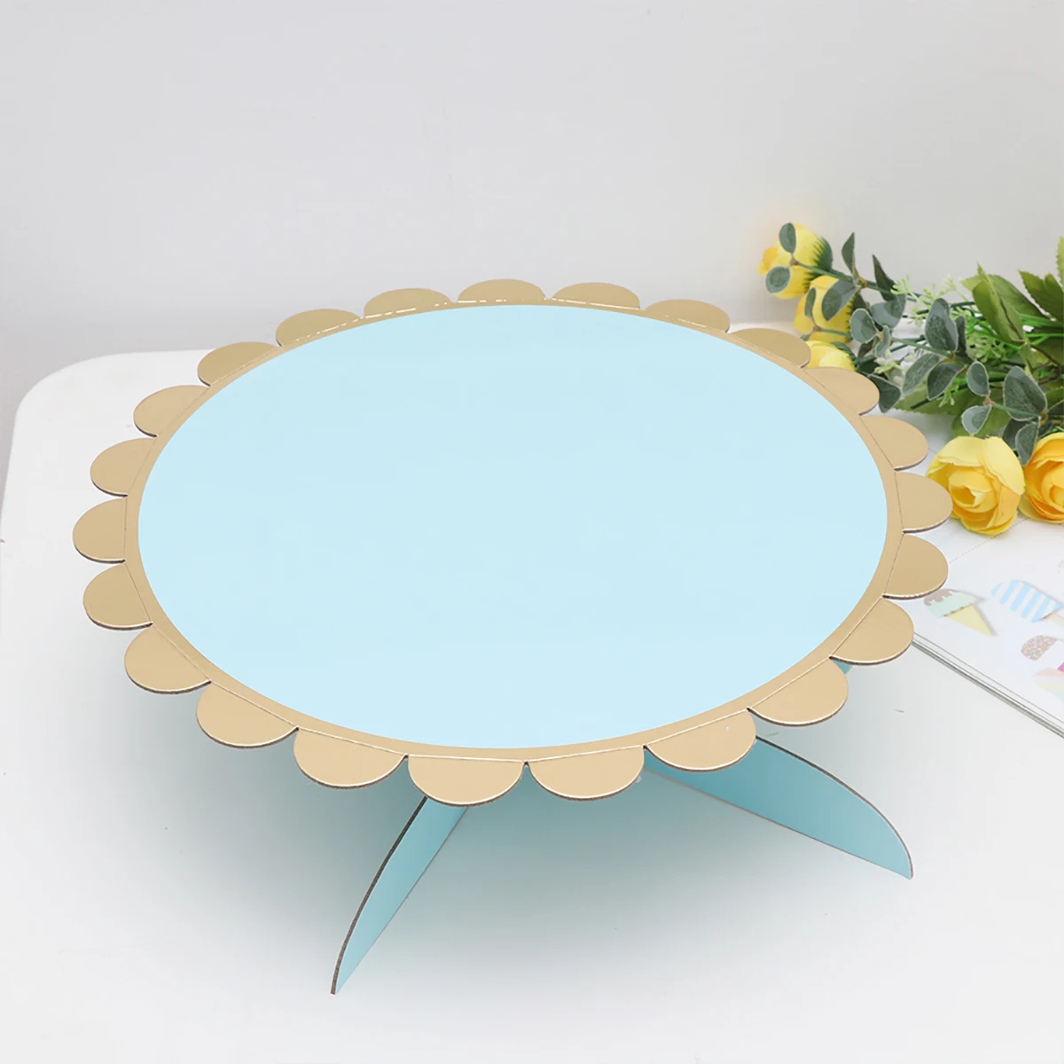 

3 Pcs Cake Stand Decorating Stands for Dessert Table Tiered Tray Show Rack Bronzing