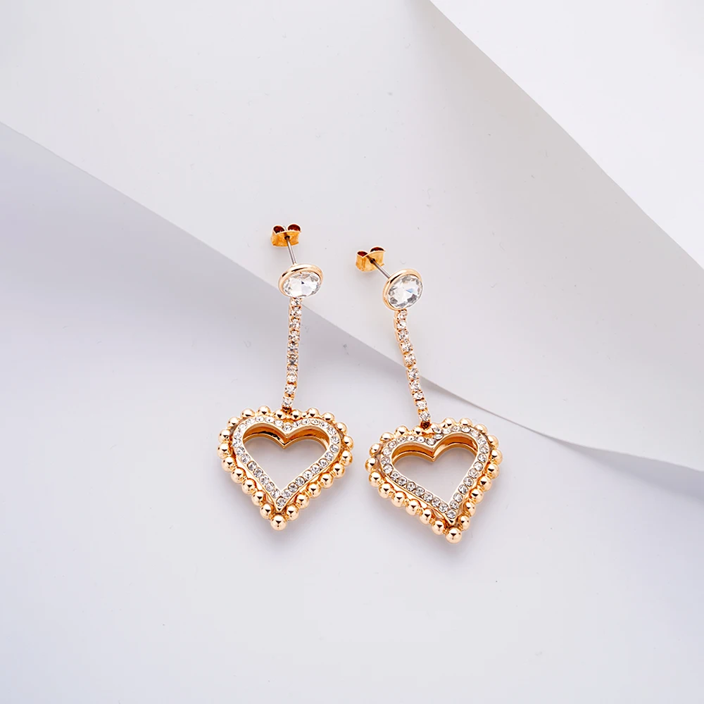 Rhinestone Earring Set Long Hanging  Free Shipping Turkey Cheap Goods for 2 Uah Decoration Bohemian  Jewelry