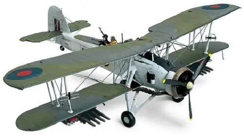 Tamiya 61099 1/48 Scale Model Aircraft Kit WWII RAF Fairey Swordfish MK.II