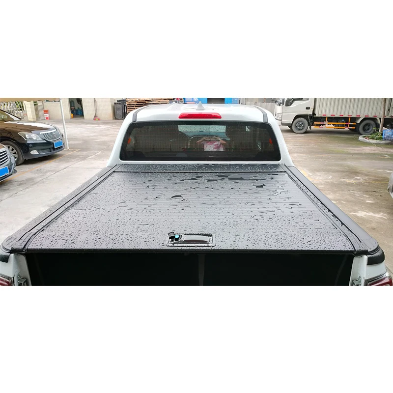 حار بيع دودج رام 1500 ميتسوبيشي تريتون L200 فورد F150 رينجر 4x4 شاحنة صغيرة طبل غطاء قابل للسحب غطاء صندوق السيارة #5