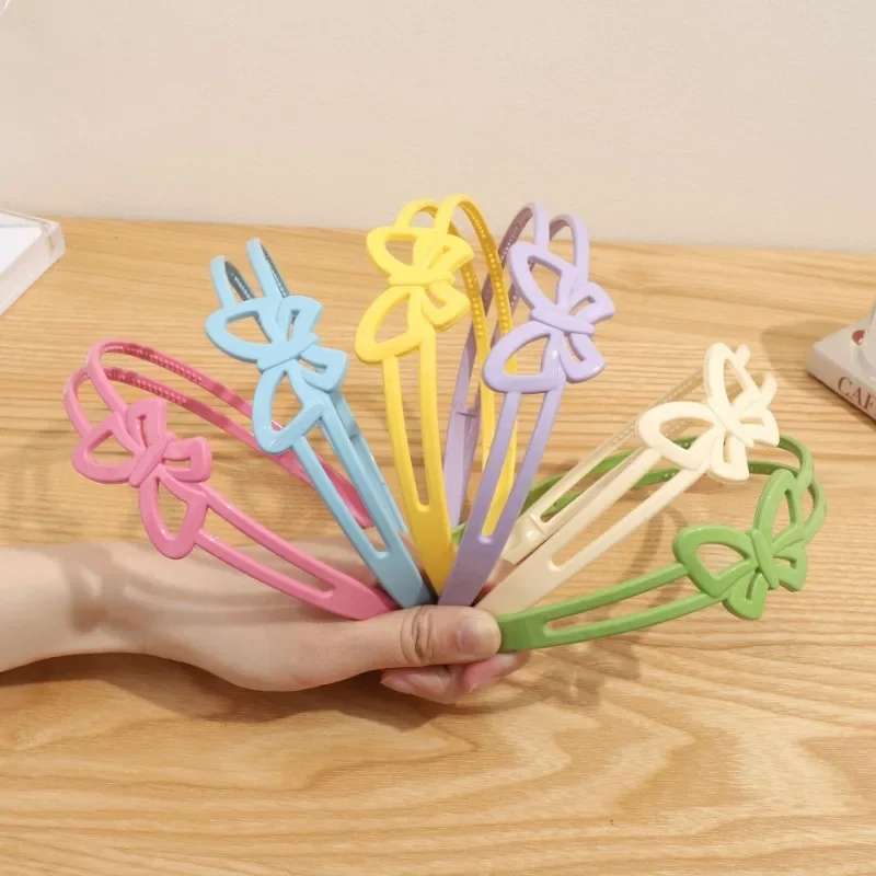 

Plastic Anti Slip Headband Flower Butterfly Headband Hair Accessories Women Girls Kids Butterfly Design Hair Hoop Kids Headwear