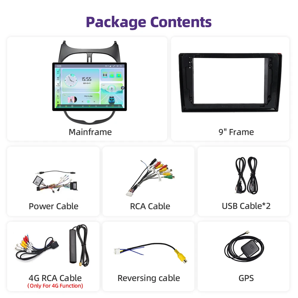 

11.5"inch CarPlay Android 13 Auto Radio 2000*1200 for Peugeot 206 CC SW C2 2001-2008 4G Car Multimedia GPS Stereo 2din autoradio