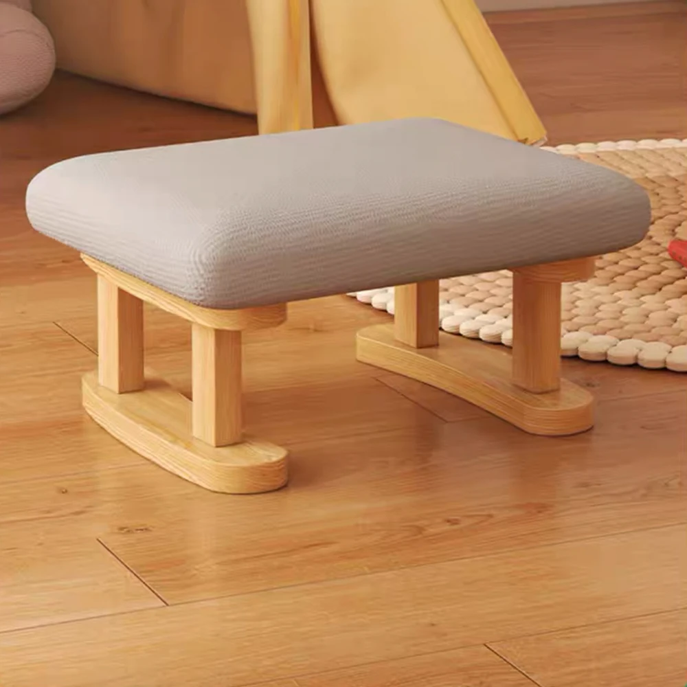 

Bathroom Kitchen Bedroom Stool Wooden Nordic Relax Modern Foot Stool Floor Protector Minimalist Tabouret Living Room Furniture