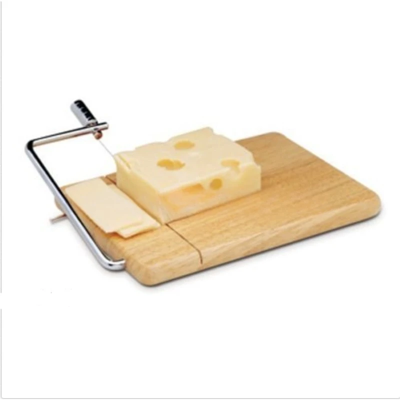 

New design of wood cheese slicer, cheese cutting board and slicer silk