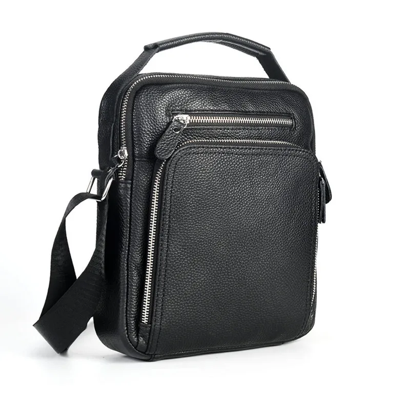 

Business Men Hand Bags Genuine Leather Male Luxury Shoulder Casual Bags Handbag Fashion Travel Quality Casual Messenger