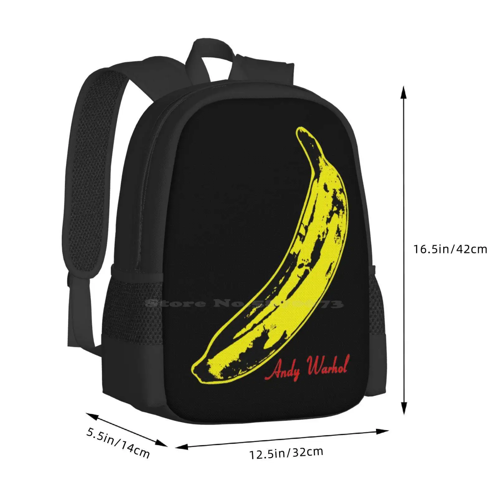 Banana obral besar ransel Fashion tas seni Pop