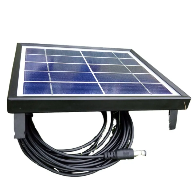 Plastic frame polycrystalline 3W solar panel glass laminate home user outdoor solar lithium battery charging panel