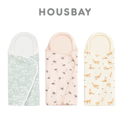 0-3 monate Neugeborenen Baby Swaddle Wrap Baby Kokon Kopf Schutz 100% Baumwolle Schwitzen Atmungs Neugeborenen Erhalten Decken