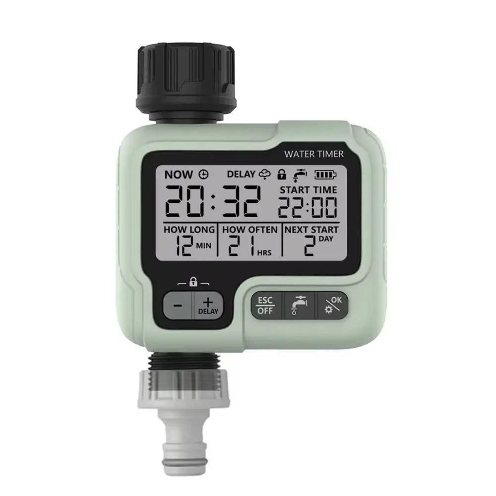 Portable HCT-322 Water Timer Automatic Used Outdoor Digital Irrigation Machine Garden To Save Water&Time Intelligent Sprinkler